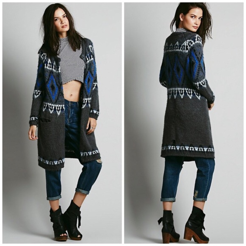 FREE PEOPLE Frosted Fairisle Cardigan